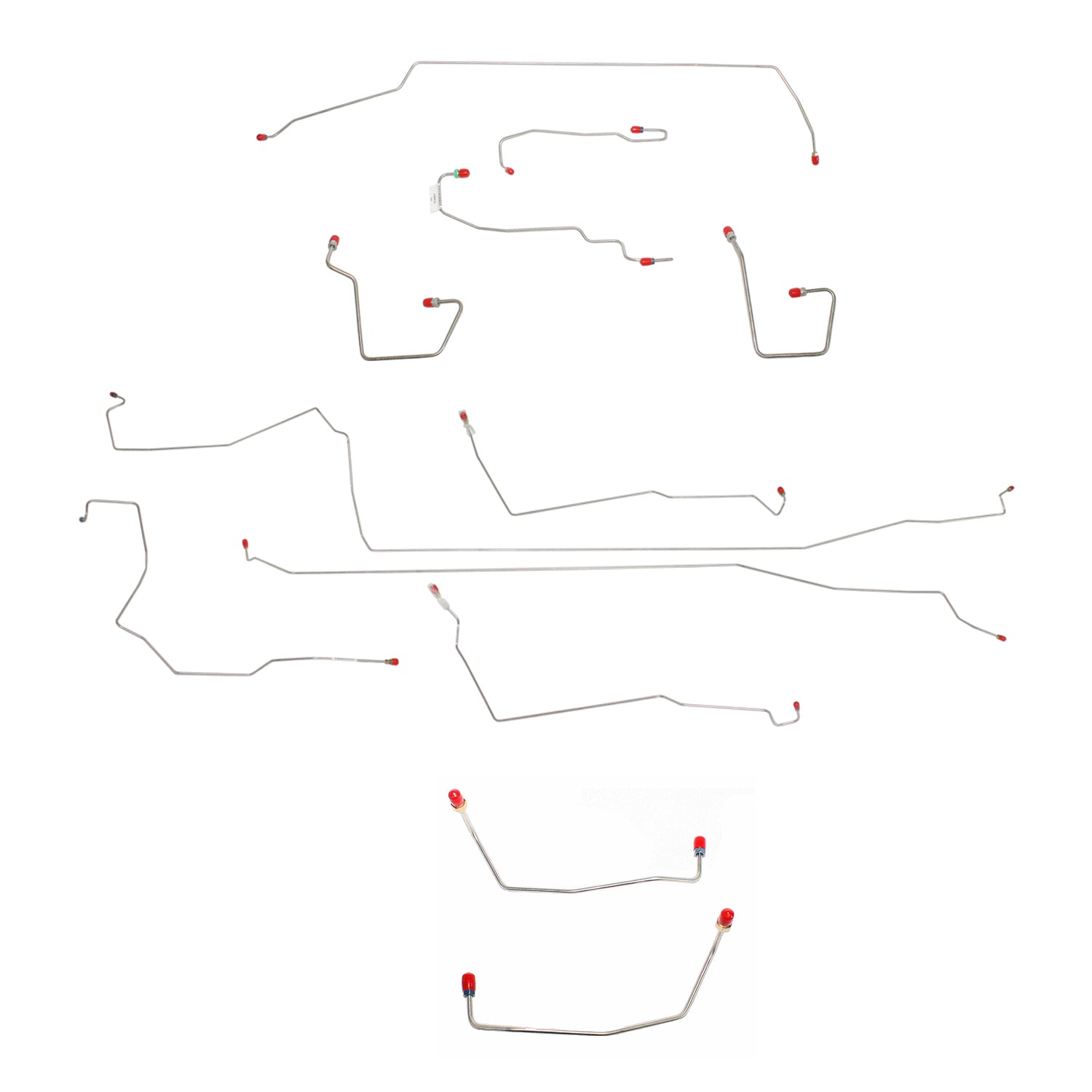 Fine Lines, 00-07 Ford Focus Brake Line Kit AWABS Traction Control