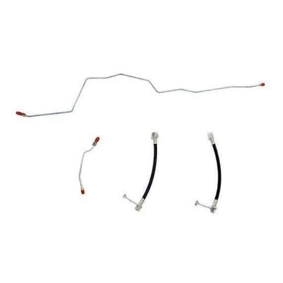 Fine Lines, 01-02 Dodge Ram 2500 Rear Axle Brake Lines Auto Trans 5.9 L6 V10 Dana 70 Disc Br