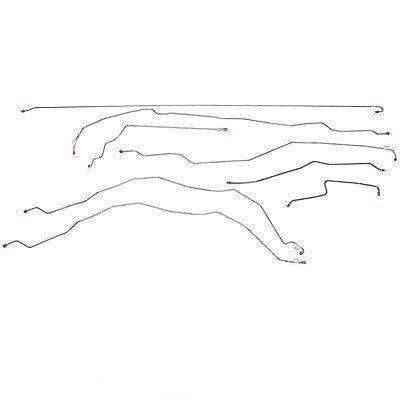 Fine Lines, 01-07 Chevrolet 2500 HD Brake Line Kit Crew Cab/Short Bed 6.0L  Stainless Steel