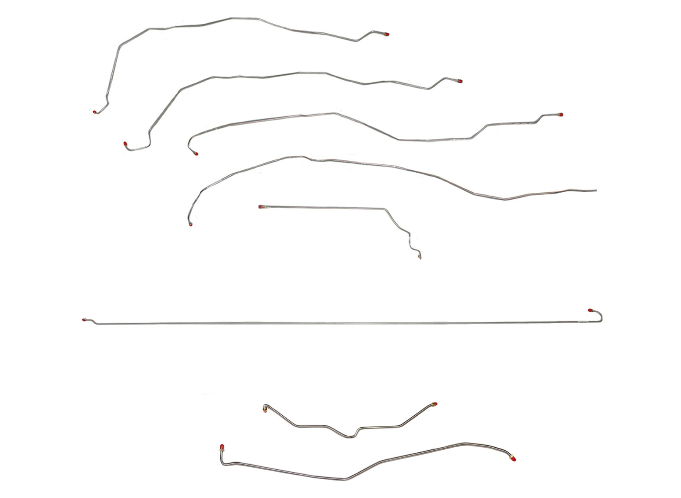 Fine Lines, 01-07 Chevrolet Silverado 2500 HD Brake Line Kit Crew Cab/Short Bed Non Dually