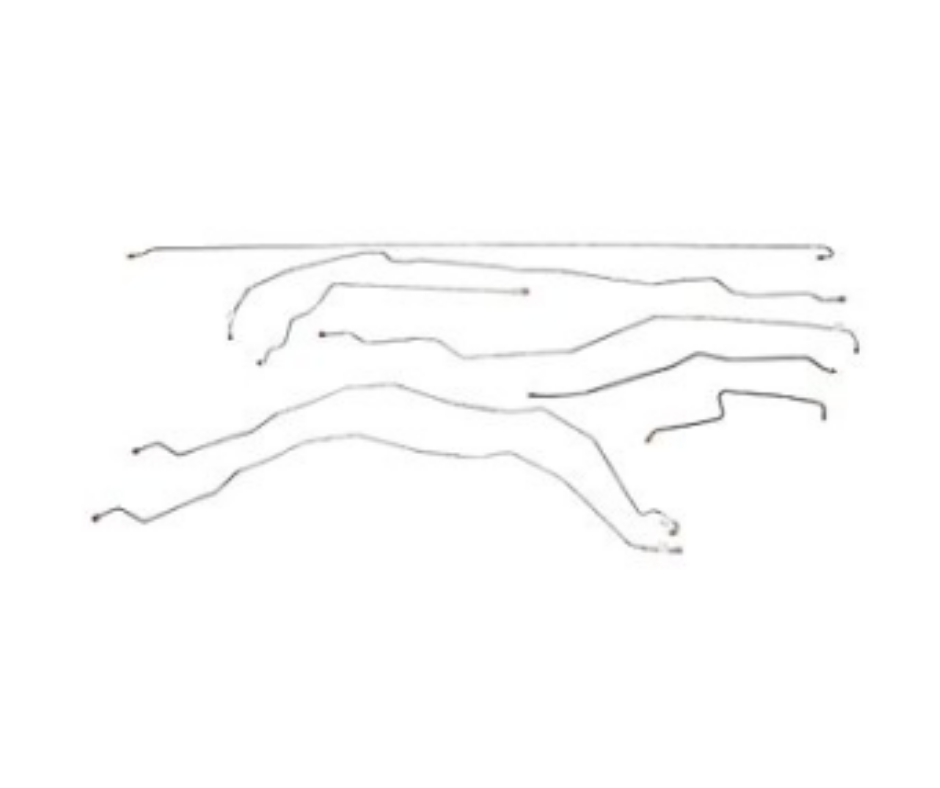 Fine Lines, 01-07 Chevrolet Silverado 3500 Brake Line Kit Ext Cab/Long Bed Dually