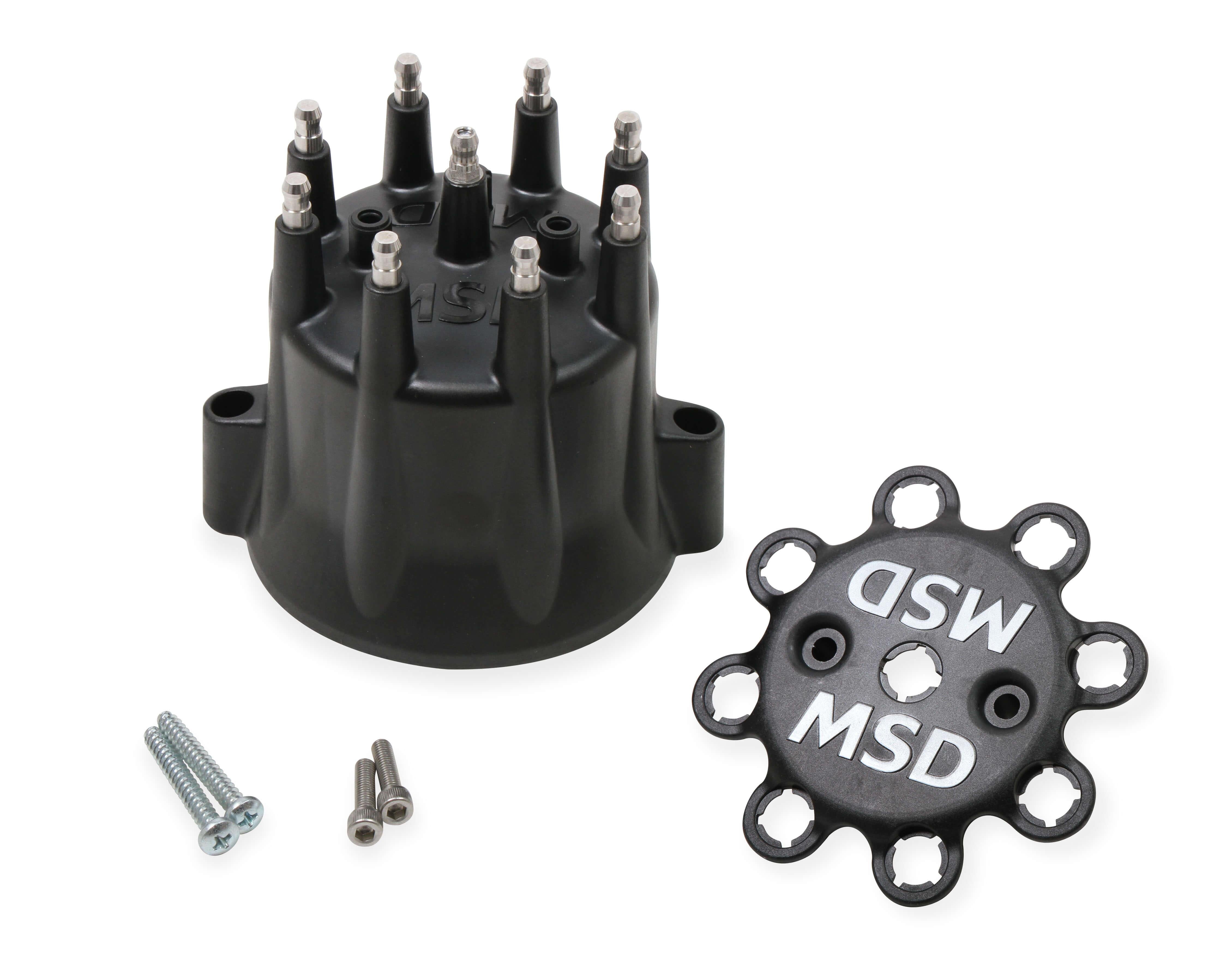 MSD, Black Marine HEI Tower Cap w/Wire Retainer - 85653