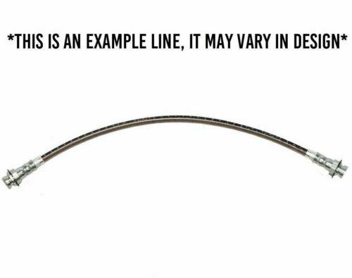 Fine Lines, Brake Hose For 58-63 Chevy Bel Air Biscayne Impala Rear Stainless Fine Lines