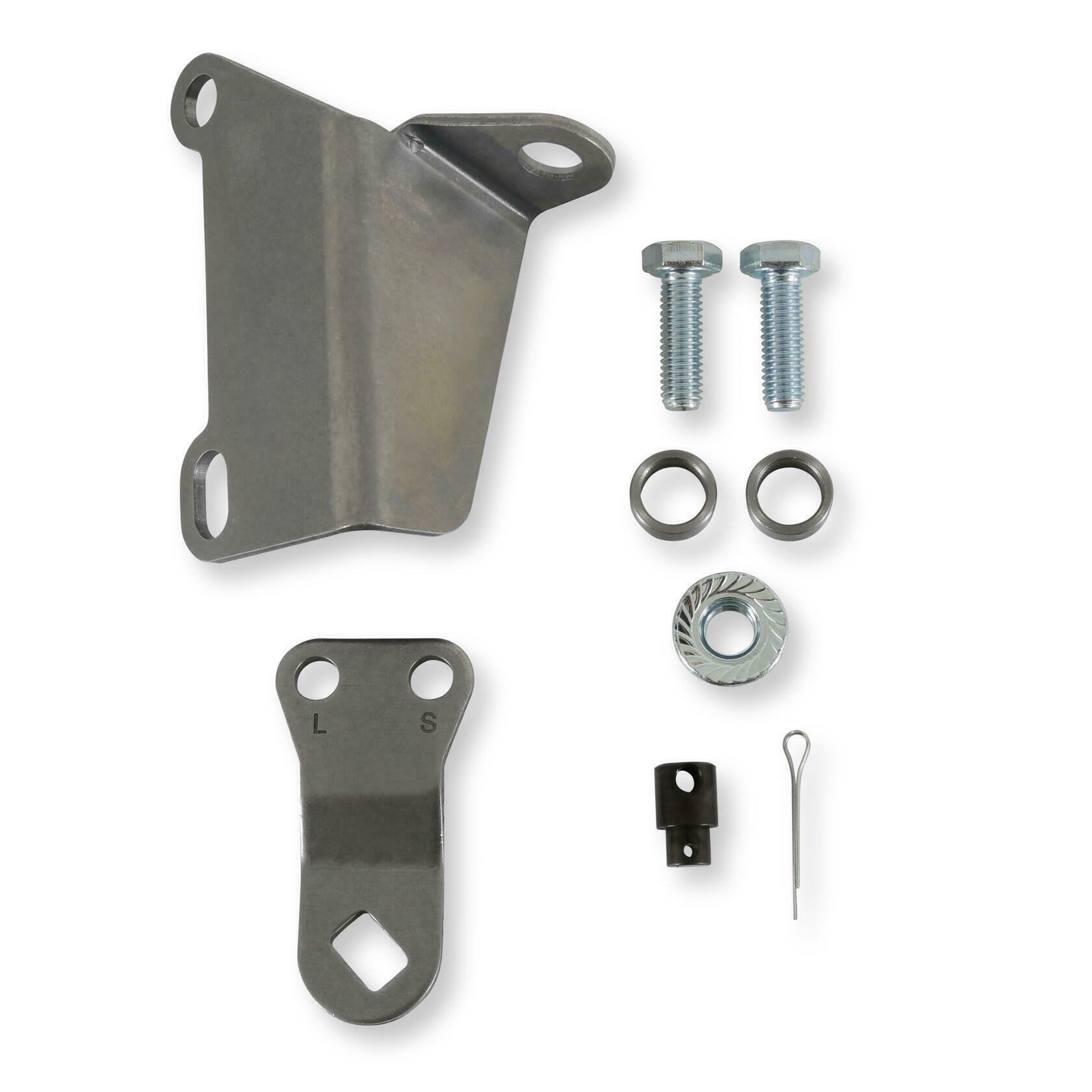 B&M, Cable Bracket & Shift Lever Kit - Gm 4L60E Through 4L85E - Rear Cable Exit-75499