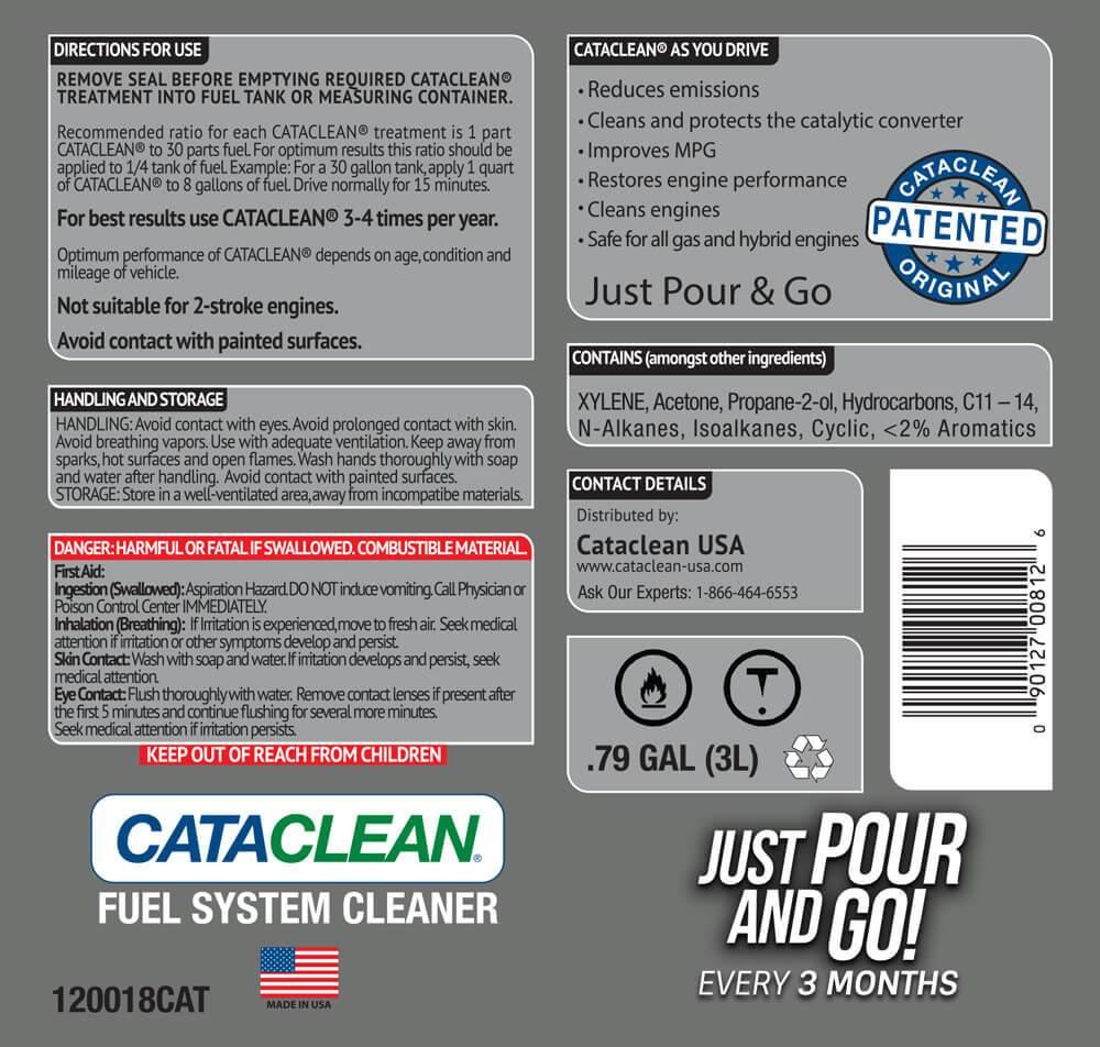 Cataclean, Cataclean - Fuel and Exhaust System Cleaner - Gasoline  3L. Bulk pkg - 120018CAT