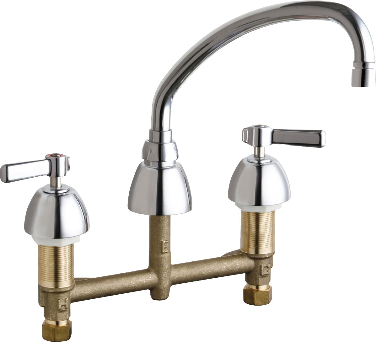 Chicago Faucets, Chicago Faucets Concealed Kitchen Sink Faucet 201-RSL9E35VPABCP