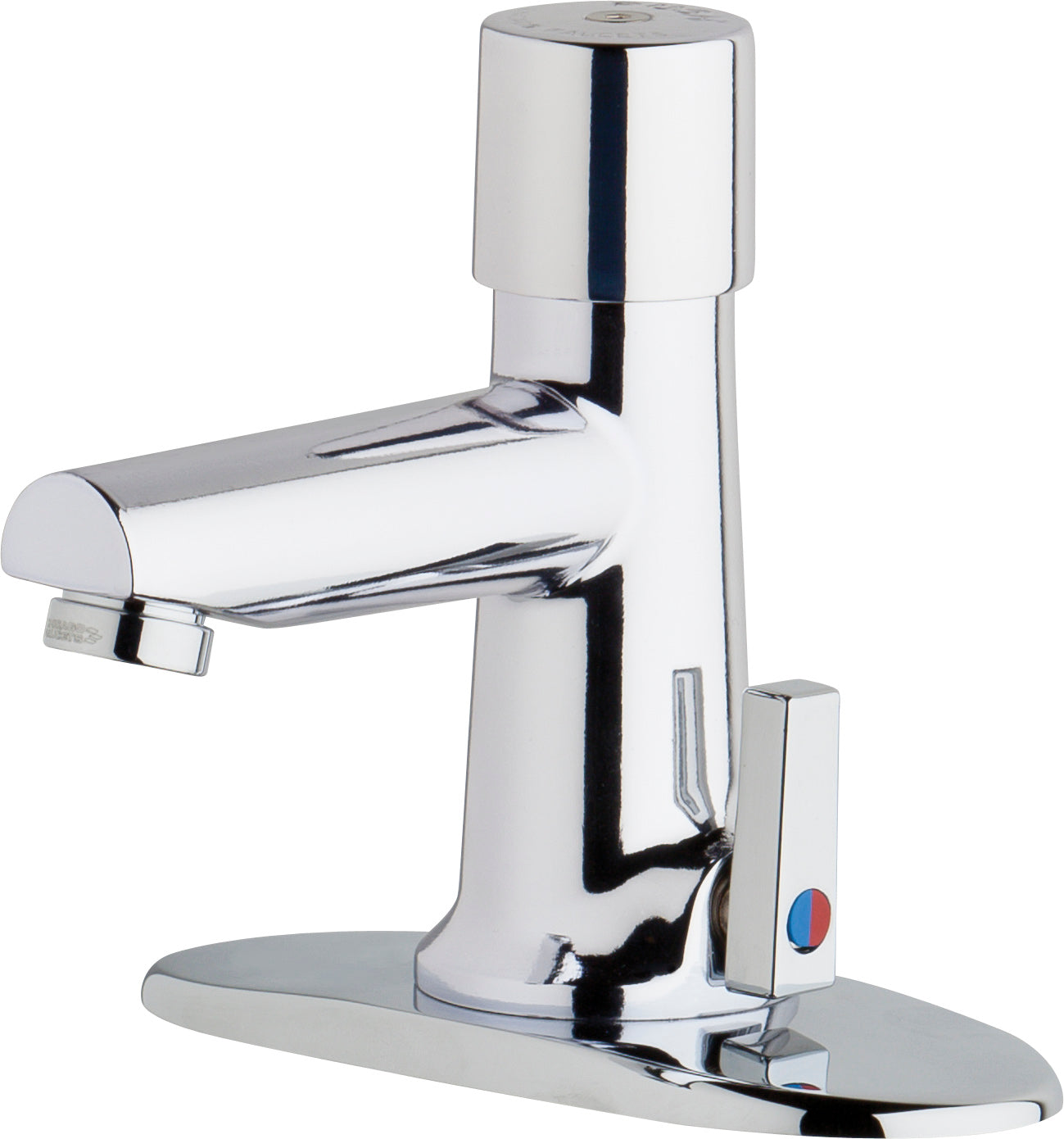 Chicago Faucets, Chicago Faucets Vandal Proof Lavatory Faucet, Manual Metering 3502-4E39VPABCP